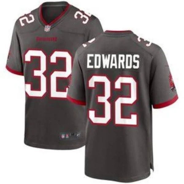 Men Tampa Bay Buccaneers #32 Mike Edwards Nike Grey Game NFL Jersey